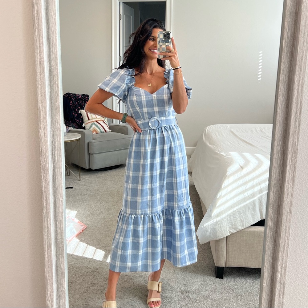 Blue belt dress size small